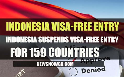 indonesia visa free entry countries
